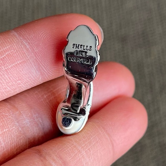 Retired Juicy Couture High Heel Peep Toe Shoe White Enamel Charm Bracelet EUC - Picture 9 of 9